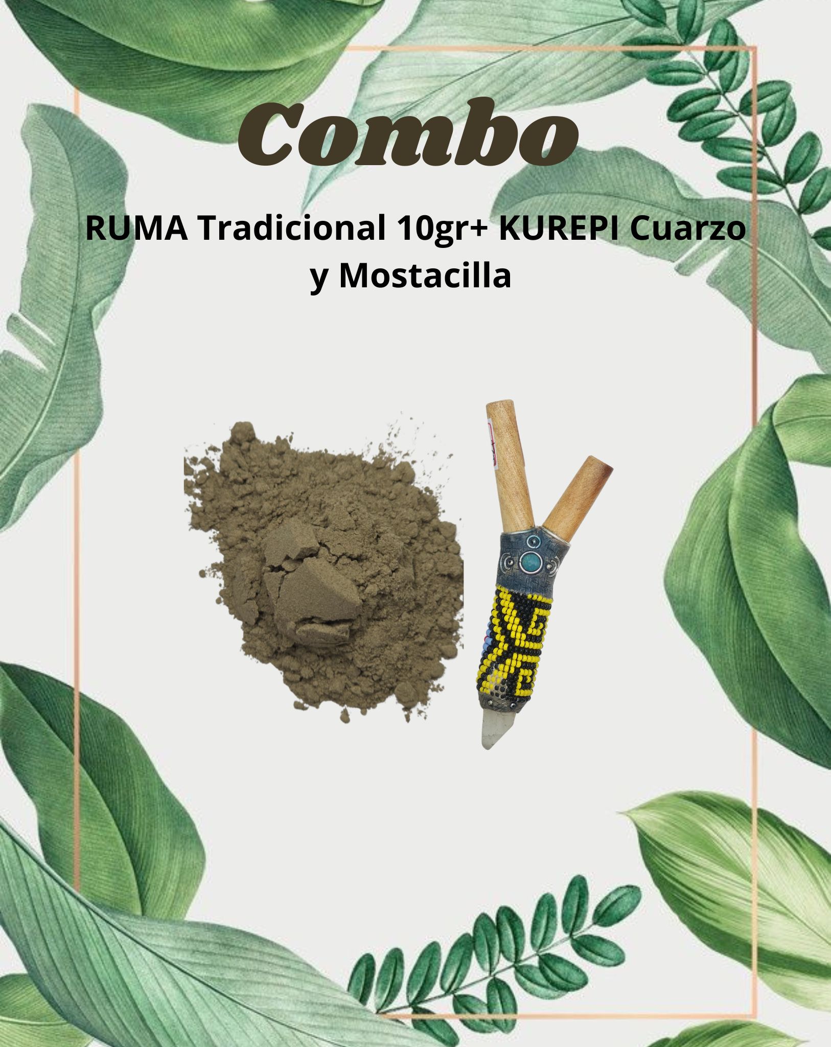 Combo Ruma tradicional 10gr+ Kurepi cuarzo y mostacilla