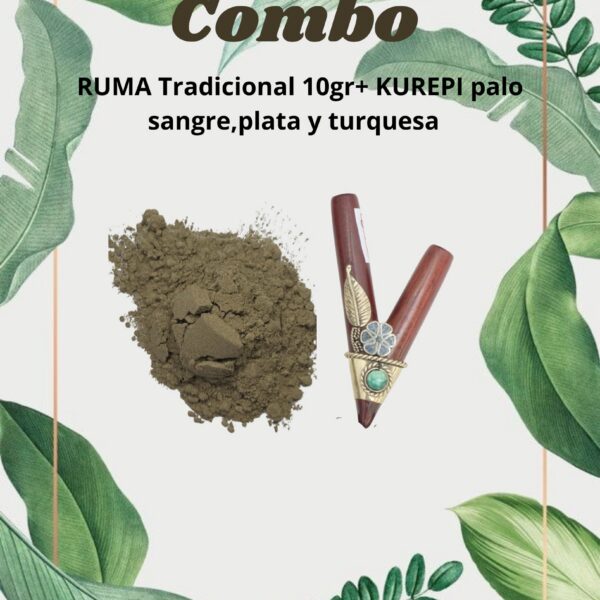 Combo Ruma tradicional 10gr+ kurepi palo sangre y plata